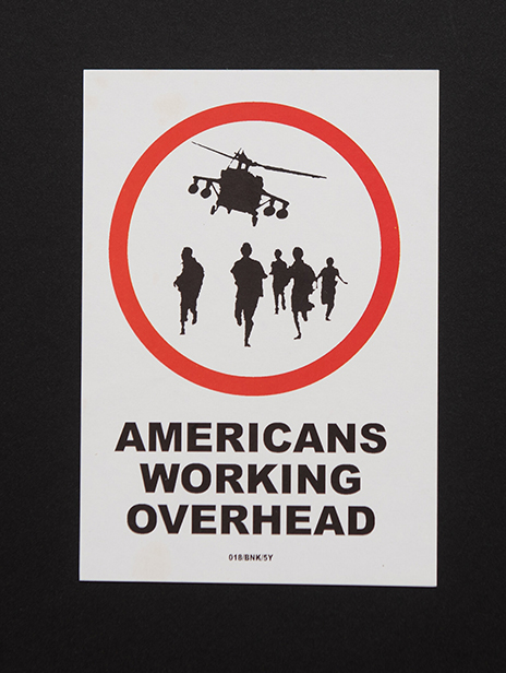 Buy Banksy Americans Working Overhead Sticker