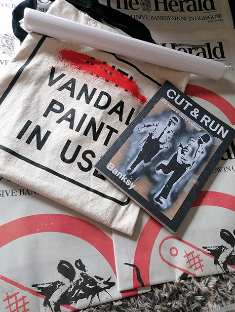 buy Banksy original art from trusted uk online shop with free secure shipping