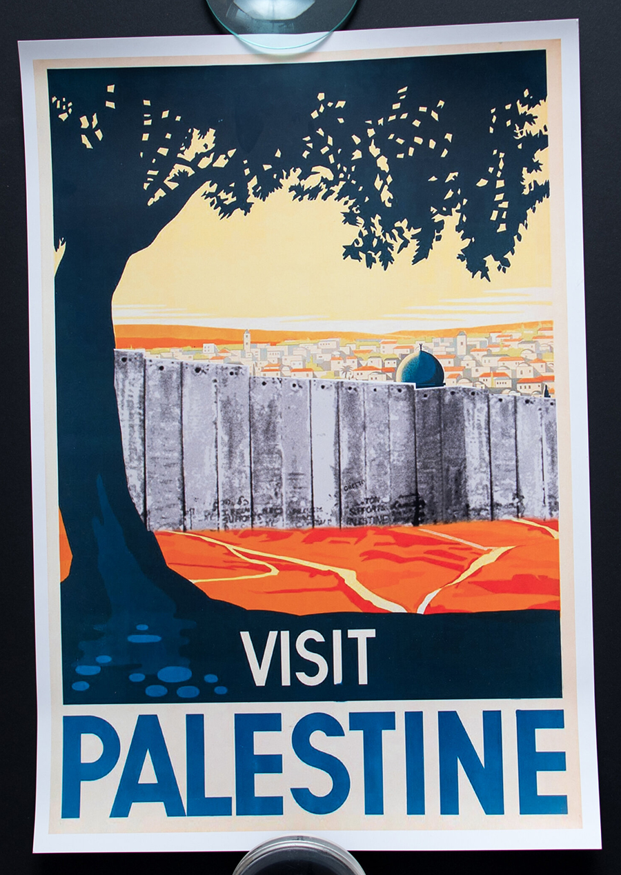 Banksy Poster - Visit Palestine - Walled Off Hotel