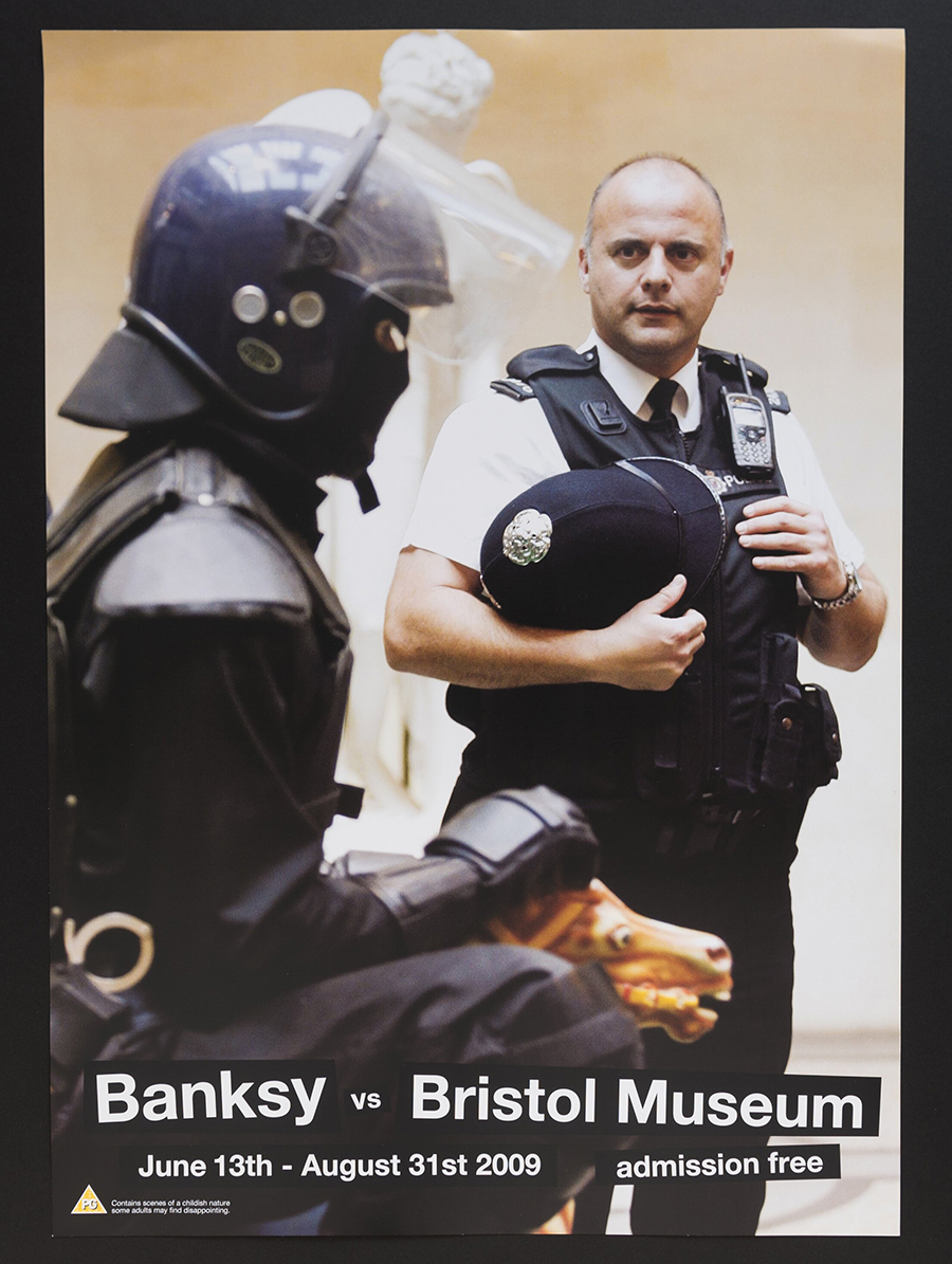 Banksy vs Bristol Museum Coppers Poster - 2009