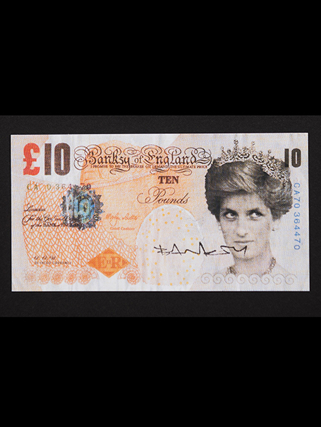 Banksy Di-Faced Tenner - Rare signed version
