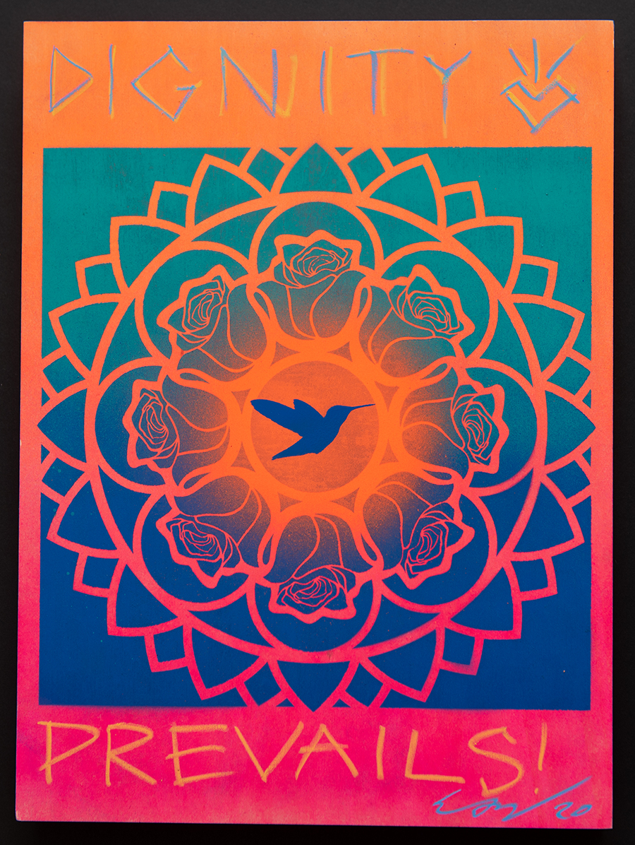 Ernesto Yerena Montejano - Dignity Prevails - Unique artwork