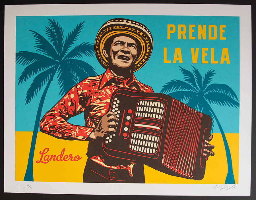 Ernesto Yerena Ganas Prende La Vela - Andres Landero Tribute - Signed Limited Edition