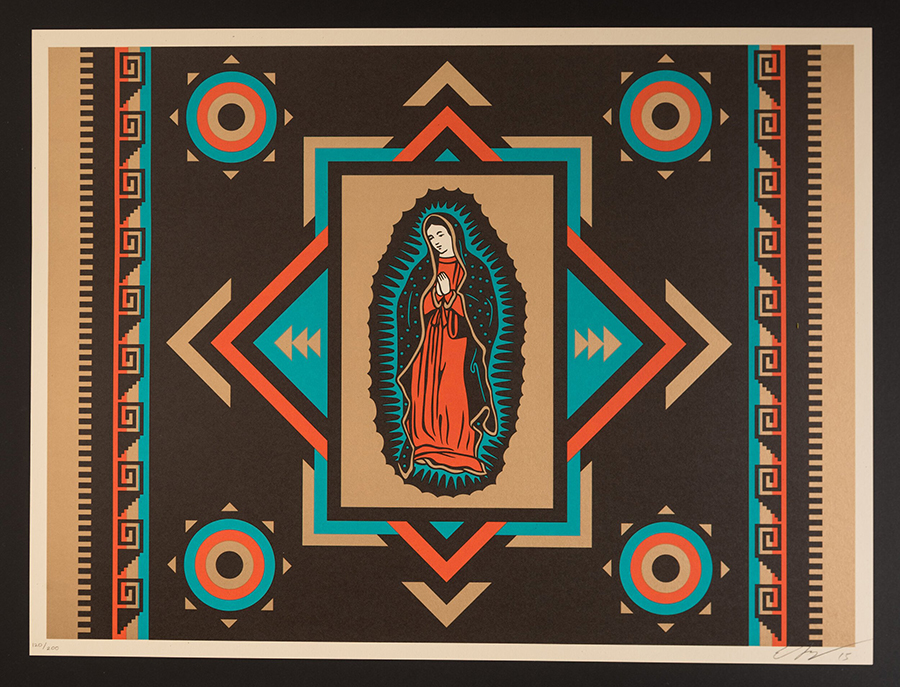 Ernesto Yerena Ganas - Virgen De Las Estrellas Signed Limited Edition Art Print