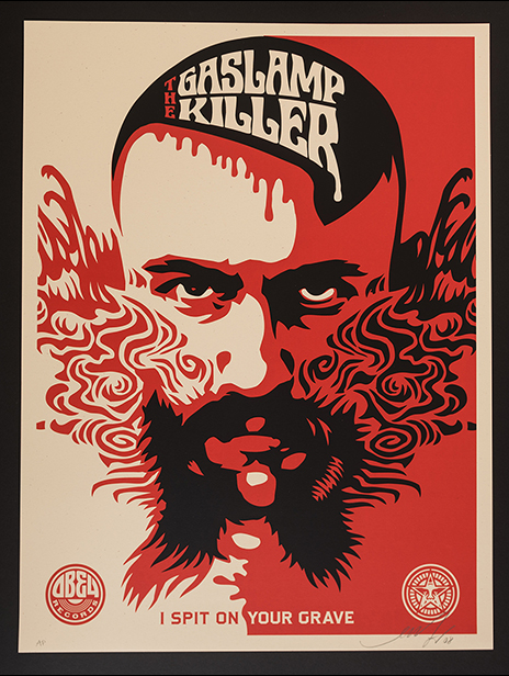 Obey Shepard Fairey Gaslamp Killer - I spit on your grave