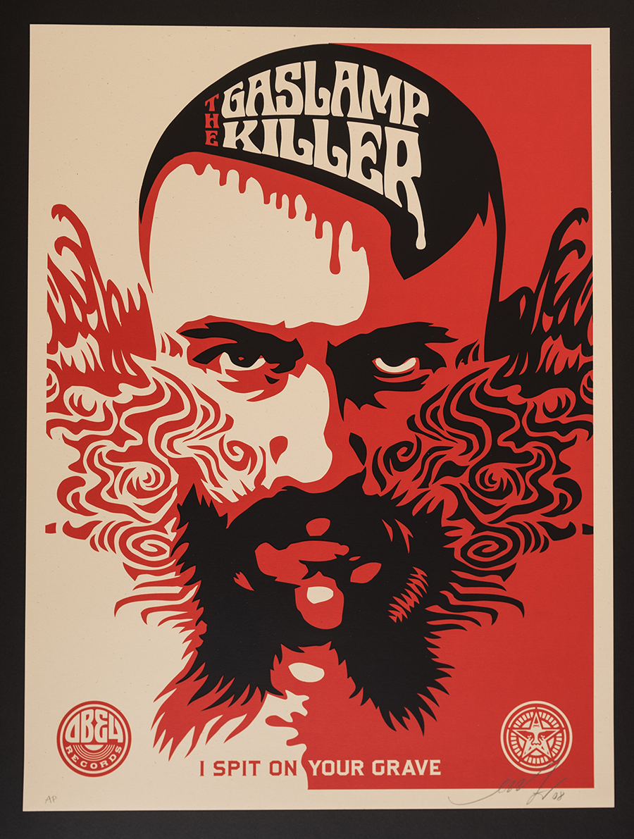 Obey Shepard Fairey Gaslamp Killer Signed Artists Proof
