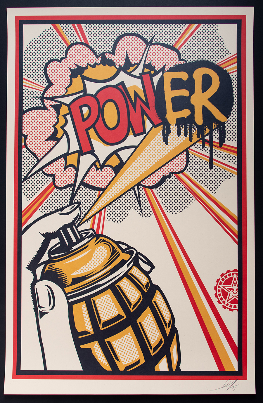 Shepard Fairey - Obey - POWER Poster Print - 2013